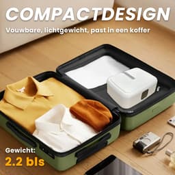 Draagbare wasdroger – Mini & compact – Voor appartement, camper en reis – Stil, snel drogend – Met instelbare timer – Eenvoudige installatie — thumbnail 5