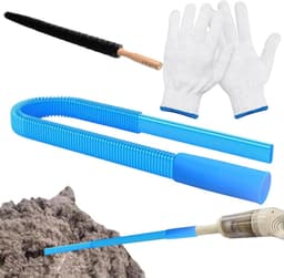 Reinigingsset Wasdroger - Leiding Afzuiger - Pluis Verwijderen - Slanke Buizen - 80 cm - Uniek — thumbnail 1
