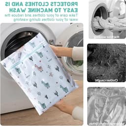 Pack van 3 wasmachinewaszakken, 30 x 40 cm, wasnet met verborgen rits, beschermt kleding tegen vervorming en kreuken, ideaal voor delicate stoffen en handwas. — thumbnail 4
