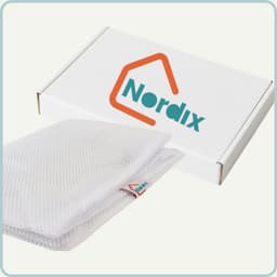 NORDIX Waszak Groot XL - 60x90CM - Waszakken - 4 Stuks - Laundry Bag - Wasnet - Waszakje - Treksysteem - Trekbandsluiting - Polyester - Schoenenzak - WHITE — thumbnail 4