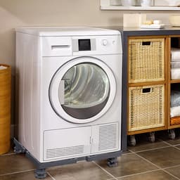 Aufun Verstelbare wasmachine basis 4 voet voor droger, wasmachine en koelkast (grijs) — thumbnail 2