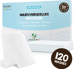 Mr. Green Mind Wasstrips 120 Wasbeurten fris Misty Mountains Wasmiddel Wasstrips Wasmiddeldoekjes incl. wasverzachter — thumbnail 1