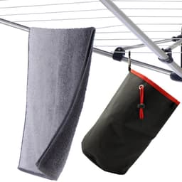 Ibenzoa® Handige Ophangbare Wasknijperzak met Waterafstotend Polyester en Karabijnhaak voor Buiten — thumbnail 2