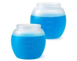 Syllio Doseerbol - 2 Stuks - Tot 230 ML - Wasbol - Wasbollen Voor Wasmachine- Doseerdop - Wasballen — afbeelding 1