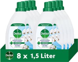 Dettol Antibacterieel Was Toevoeging Hygiëne Fresh – 1,5 L - 8 Stuks - Voordeelverpakking — thumbnail 1