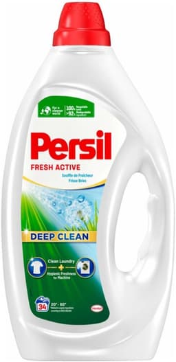 Persil Fresh Active - Vloeibaar Wasmiddel - Witte en Gekleurde Was - Frisse Bries - 34 Wasbeurten - 1 stuk — thumbnail 2