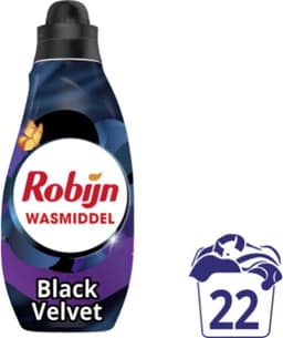 Robijn Klein & Krachtig Wasmiddel Black Velvet 22 Wasbeurten 665 ml — thumbnail 2