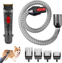 6 stuks elektrische hondenzuigerset inclusief slangen, scheerapparaat en reservekoppen - professionele hondentondeuse accessoires voor Dyson — thumbnail 1