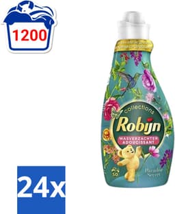 Robijn Collections - Wasverzachter - Paradise Secret - 1,25L - 50 Wasbeurten - Voordeelverpakking - 24 stuks — thumbnail 3