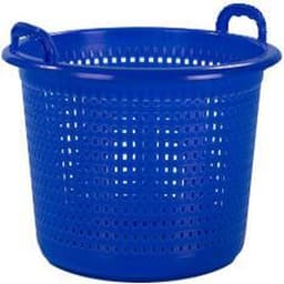 Wasmand - 45 liter - blauw — thumbnail 2
