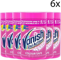 Vanish Oxi Action Colour Safe Base Poeder - Voor Witte en Gekleurde Was - 1,5kg x6 — thumbnail 1