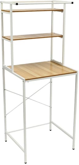 Homezo opbergrek boven wasmachine - 3 Opbergniveaus - Open ontwerp - Draagvermogen planken 10 kg - Onderste deel: 65x60x97 cm — thumbnail 5
