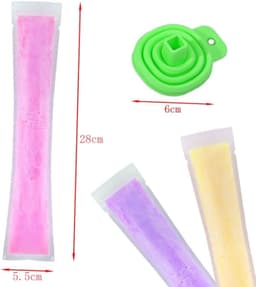 Ijszakken - Transparant - 5 x 28 cm - BPA-vrij Kunststof - Voor Gezonde Snacks — thumbnail 5
