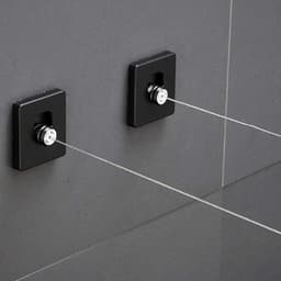 Verstelbare Wandwaslijn, Uittrekbare Kledinglijn van 4 Meter voor Huishouden, Balkon en Badkamer, Compact en Ruimtebesparend — thumbnail 4