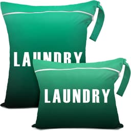 Grote en Kleine Waterdichte Waszak voor Reizen met Handvatten voor Vuile en Nat Kleding — thumbnail 1
