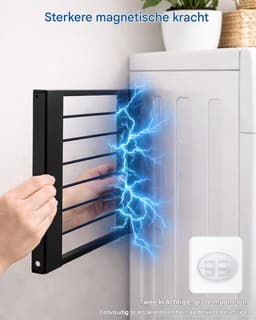 Magnetische opvouwbare plank – voor wasmachine en koelkast, ruimtebesparend,badkamer en keuken,ruimtebesparende organizer — thumbnail 5