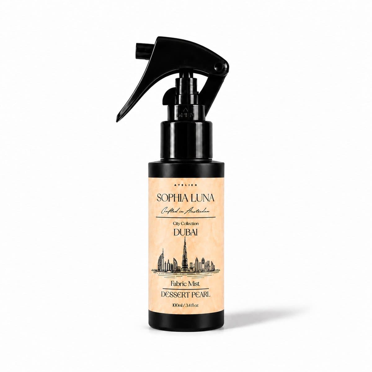 Atelier Sophia Luna Dessert Pearl – Autoparfum & Textielspray – Voor Kleding, Gordijnen, Bed en Bekleding – Tot 700 Sprays – 100 ml — afbeelding 1