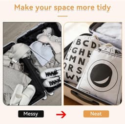 Trekkersluiting waszakken set van 2 - Ideaal voor kleding, wasgoed en organisatie — thumbnail 2