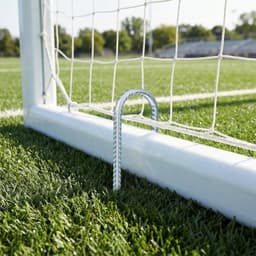 24 Stuks 20 cm U-vormige Grondankers voor Trampoline, Tent en Tuin - Sterke Versteviging voor Camping en Sportactiviteiten — thumbnail 5