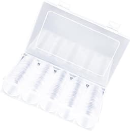 1set Muntenhouders Transparante Capsules Met Opbergdoos Voor Muntenverzameling Bescherming Van Collecties — thumbnail 1