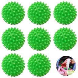 8x Wollen Droogballen voor Wasgoed - Zacht en Snel Drogen — thumbnail 4