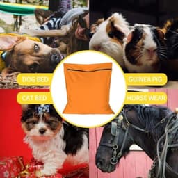 Extra grote waszak voor huisdieren, geschikt voor het wassen van accessoires en het filteren van haren (70x60cm). — thumbnail 2