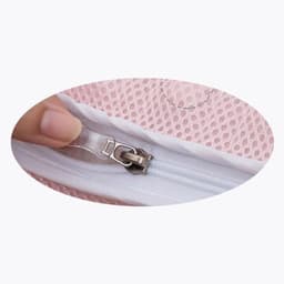 4-delige zwarte waszakkenset met ritssluiting voor delicate kleding en ondergoed — thumbnail 2