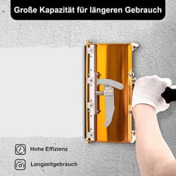 Droogbouwtroffel Drywall Flat Finishing Gereedschapsset, met draaibare droogbouwtroffel en verstelbare handgreep voor huisrenovatie — thumbnail 2