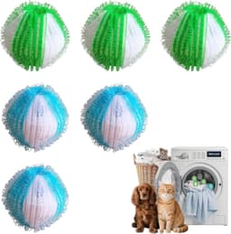 Wasballen 3,5 cm - nylon - opvangen van haren - voor wasmachine en droger - ServiceTopper — thumbnail 1