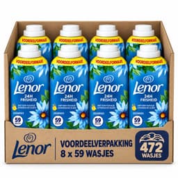 Lenor Wasverzachter Ocean Breeze 2x59 Wasbeurten - 4 x 2x1,239 liter - Voordeelverpakking — thumbnail 1
