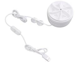 Ultrasone draagbare miniwasmachine USB-turbinewasmachine voor kleding - ideaal voor sokken en ondergoed - 5V 60W