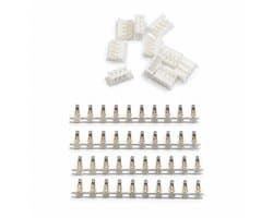 PH2.0 4-polige Female Connector Set 10 stuks met 40 Krimpcontacten
