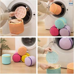 Waszakken, 15 x 17 cm, wasnet, beha's, netwaszakken met ritssluiting, waszak voor wasmachine, waszak van netstof voor ondergoed, babykleding, sokken, zwart — thumbnail 5