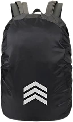 Rugzakhoes, 30-40 l, 1 stuks regenrugzakhoes met reflecterende strepen en verstelbare antislip gesp voor trekking, school, fietsen — thumbnail 1