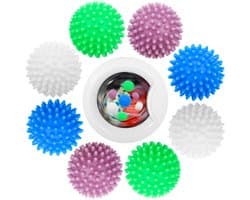 Set van 8 Herbruikbare Droogballen voor Wasmachine