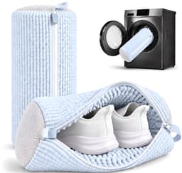 BOTC Schoenwaszak - Waszak voor schoenen - 2 stuks - Herbruikbaar - Wasmachine&Droger - voor Sneakers en Tennisschoenen - Lichtblauw — thumbnail 1