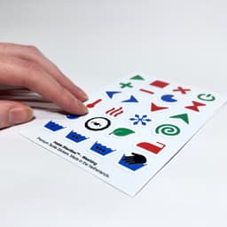 Hable Stactiles 3D Tactiele Stickers Washing - Voelbare Markering voor de Wasmachine & Droger - Voor Slechtzienden, Blinden & Senioren - 24 stuks — thumbnail 2