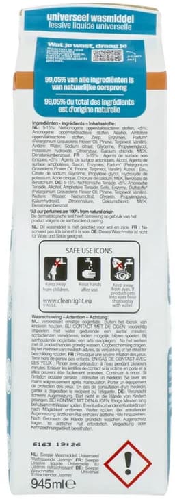 Seepje Wasmiddel Refill Pak Universeel - 945 ml — thumbnail 4