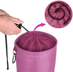 Wasknijperzak - Rose - Met trekkoord - 20 x 20 x 28 cm — thumbnail 4
