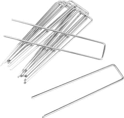 Groendanker 50 stuks - RVS - Verzinkt - Campingspijkers - Vaste haak - Lengte 200 mm - Breedte 40 mm - Tuin spijkers — thumbnail 1