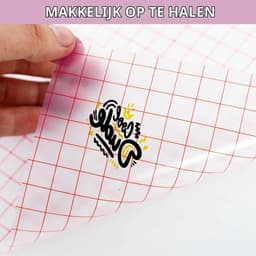 Transferpapier voor plotters, 30,5 cm x 5 m, Cricut en Silhouette Cameo, vinyl, ideaal voor feestdecoraties, kopjes, ramen en stickers — thumbnail 3