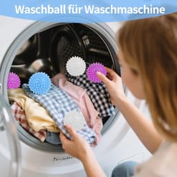 SnelShoppen - 8 Stuks Droogballen - Was- en Droogballen voor Wasdroger, Herbruikbaar en Efficiënt voor Donsjacks en Kleding, Perfect voor Thuisgebruik — thumbnail 3