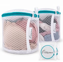 Living Direct Waszak set 2 stuks Waszakjes met Rits voor BH en Lingerie - Waszakken voor Wasgoed - Waszak BH - Wasnetjes met Rits - Waszak Groot - Laundry Bag - Wasnetten — thumbnail 1