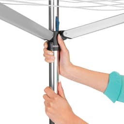 Brabantia Essential Droogmolen - met Betonanker - 30 m - Metallic Grey — thumbnail 4