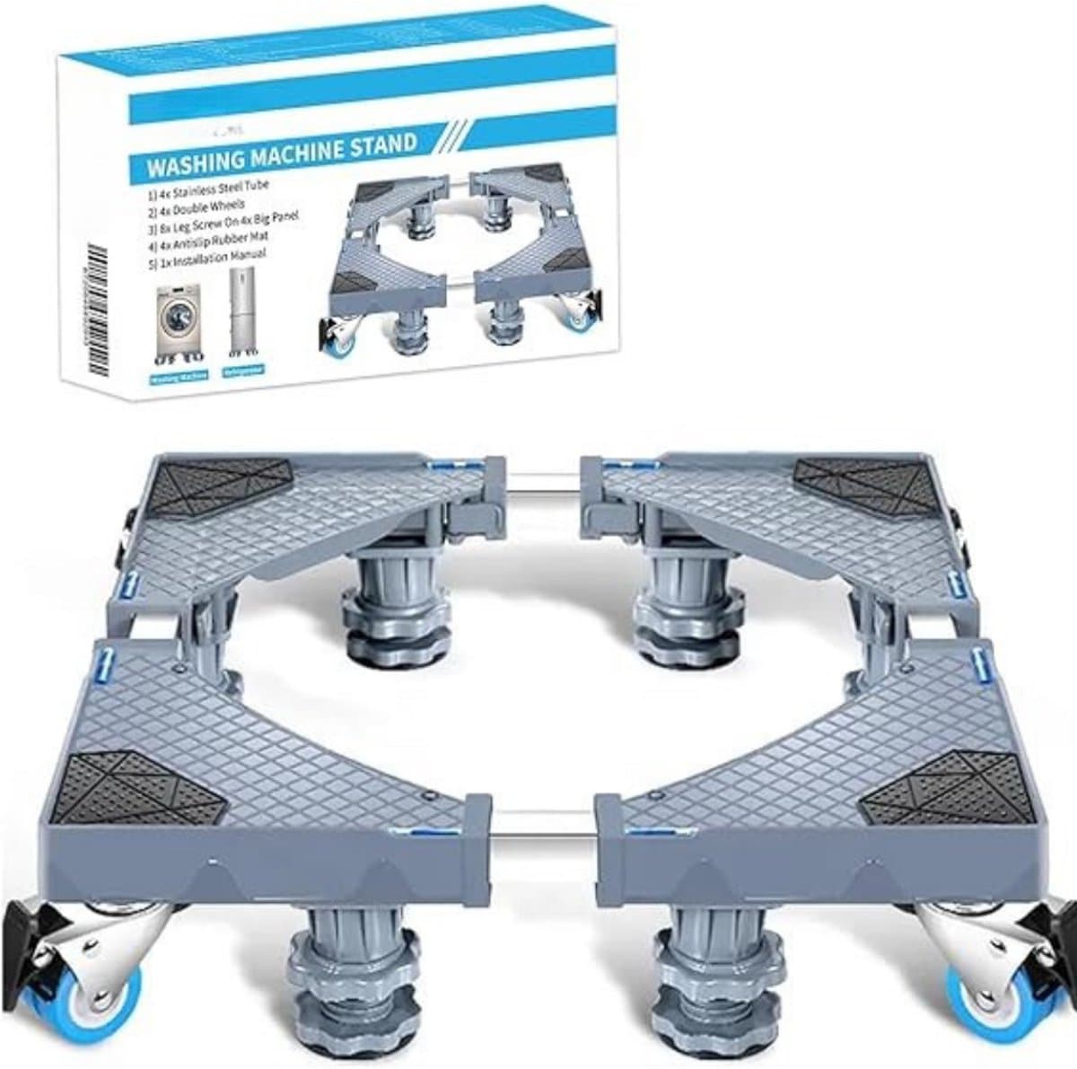 Lexium Wasmachine Verhoger - Wasmachine Sokkel - Wasmachine opbouwmeubel - Wasmachine Kast - Wasmachine Ombouw - Wasmachine Meubel — afbeelding 1