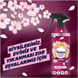 2 Flessen Yumoş Sakura Home & Textile Spray | Fresh Floral Scent & Soft Fabrics — thumbnail 3