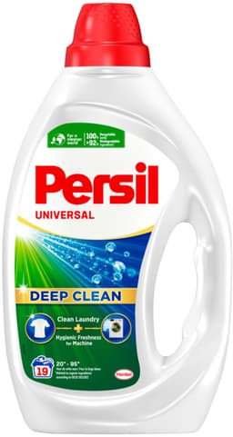 4 x Persil Universal - Deep clean - Vloeibaar Wasmiddel - Witte en Gekleurde Was - 19 Wasbeurten - Wasmiddel - Vloeibaar Wasmiddel - Persil - Vlekken Verwijderen - Wasmachine Reinigen — thumbnail 2