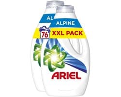 Ariel Vloeibaar Wasmiddel Alpine 2X38 Wasbeurten