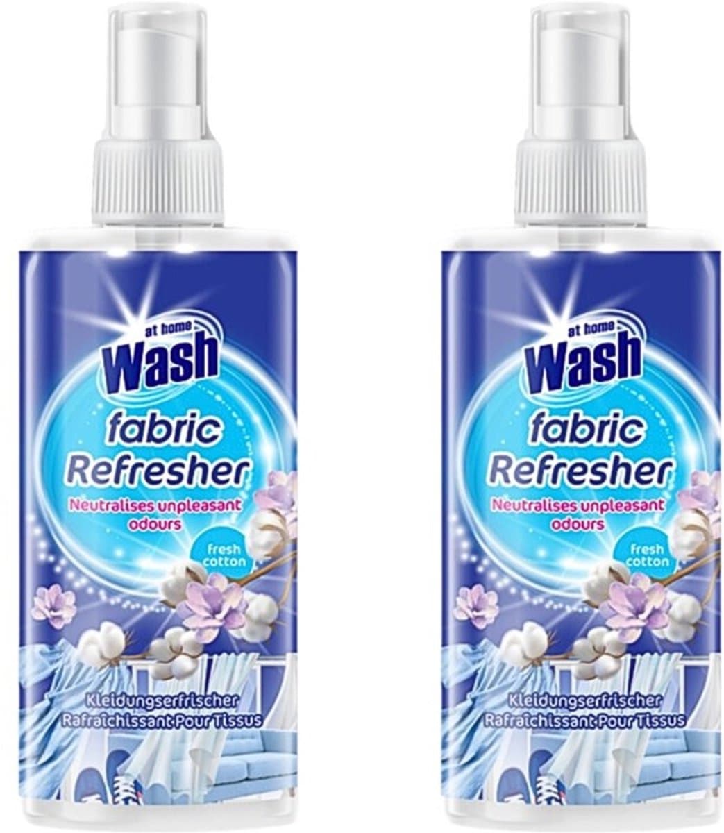 At Home Wash Textielverfrisser – Cotton 2 x 300 ml — afbeelding 1