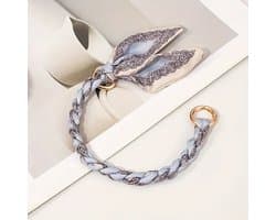 Telefoon - Sieraad - Hanger - Gsm - Ketting - Pols - Handvat handtas - Handtas - Sjaal - Sjaaltje - Decoratie - Licht Blauw
